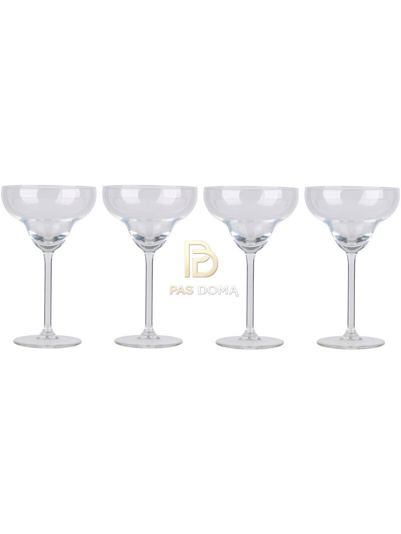 4 vnt. Margaritos stiklinių taurių 250 ml rinkinys. 2