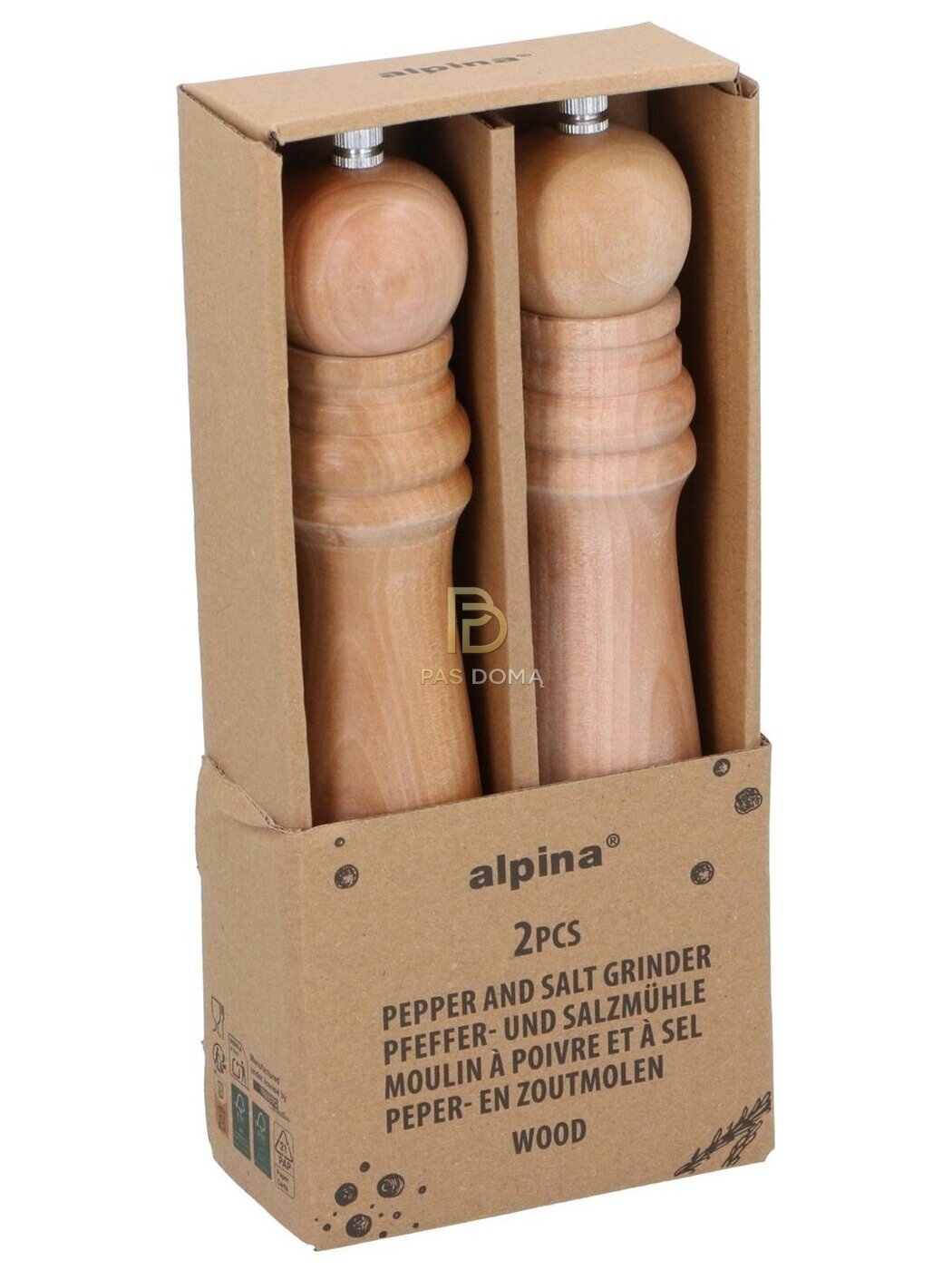 ALPINA Druskos ir Pipirų Malūnėlis 25 cm