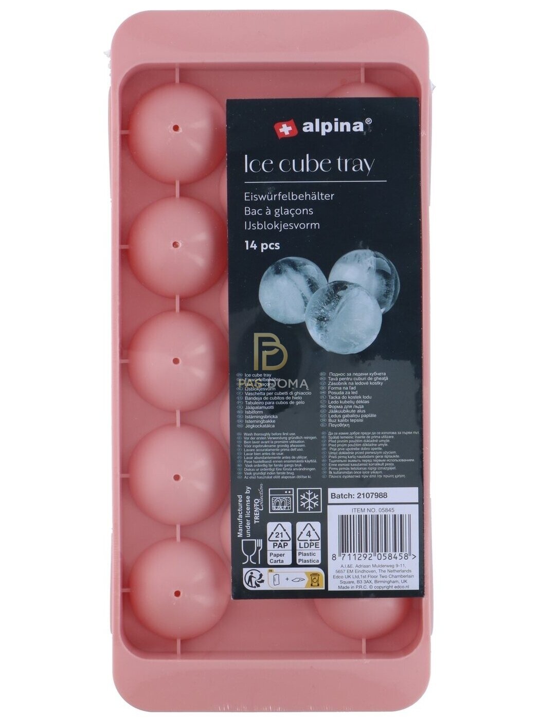 ALPINA Ledo Kubelių Forma – 14 Ledo Kubelių