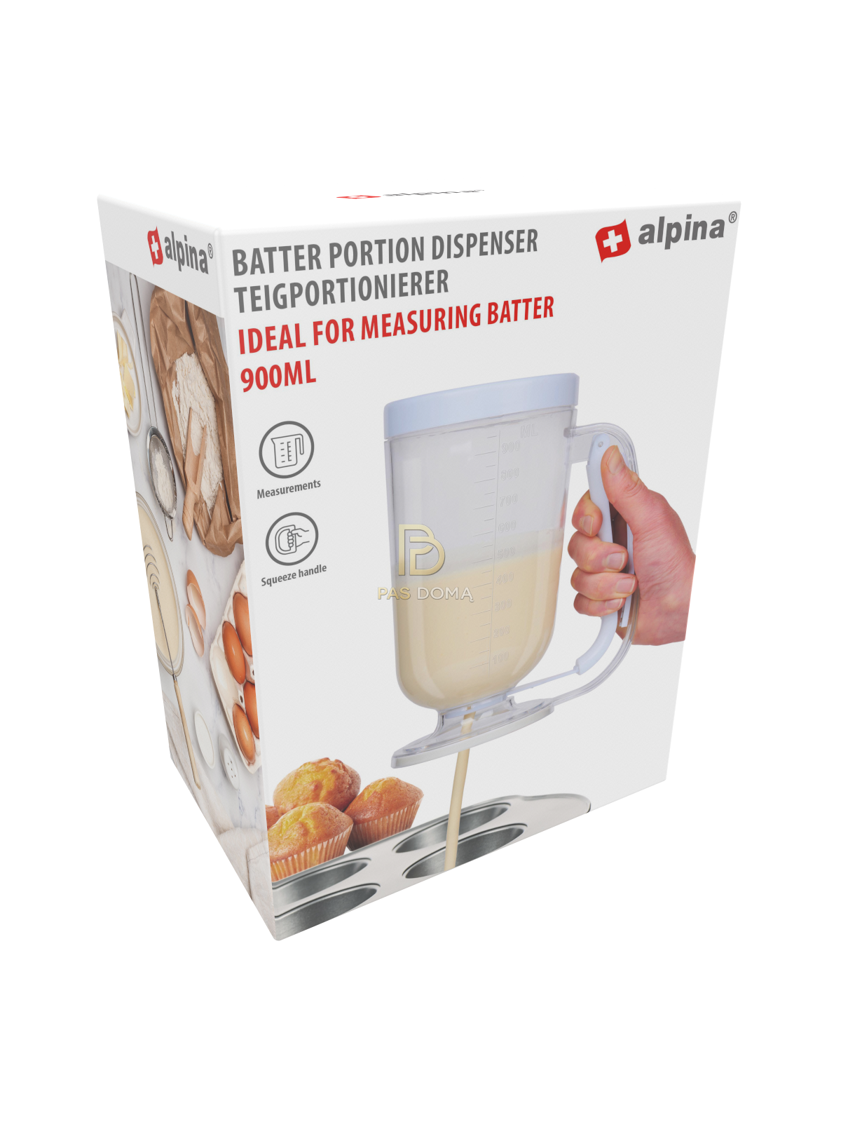 ALPINA Tešlos Dozatorius 900 ml 1