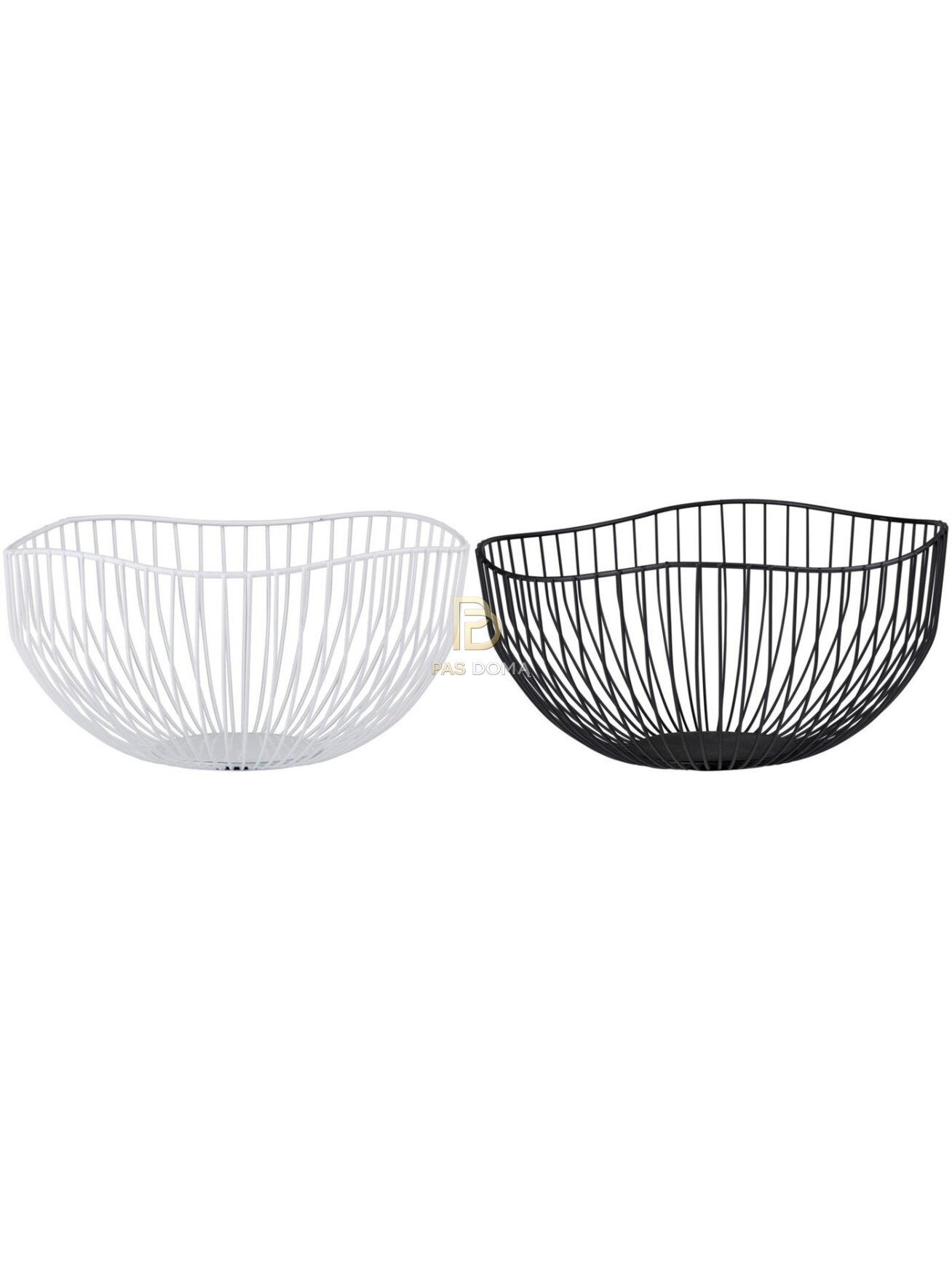 ALPINA vaisių dubuo Ø26 cm, juodas / baltas 1