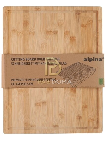 ALPINA bambukinė pjaustymo lentelė 45 × 35 cm 3