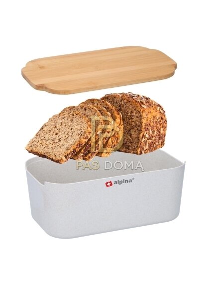 ALPINA Duonos Laikymo Dėžė 650 g (18,5 x 33 x 12 cm) 2