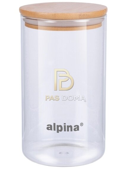 ALPINA Laikymo Indelis su Dangteliu 900 ml (Ø10 x 17 cm)