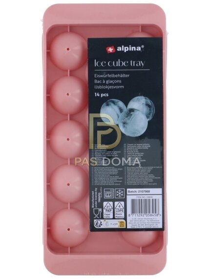 ALPINA Ledo Kubelių Forma – 14 Ledo Kubelių