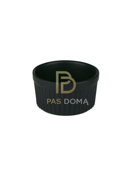 ALPINA Porcijinis Kepimo Indelis (Ramekin) 160 ml – Juodas, 9 x 9 x 5 cm