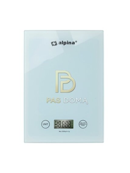 ALPINA skaitmeninės virtuvinės svarstyklės iki 5 kg 1