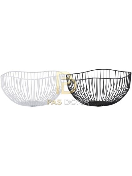 ALPINA vaisių dubuo Ø26 cm, juodas / baltas 1
