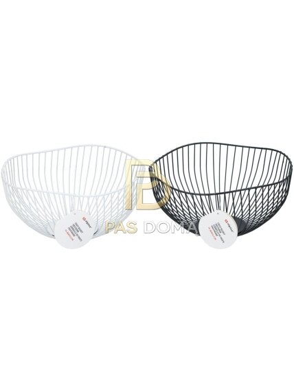 ALPINA vaisių dubuo Ø26 cm, juodas / baltas