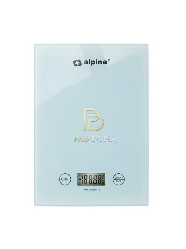 ALPINA skaitmeninės virtuvinės svarstyklės iki 5 kg 1