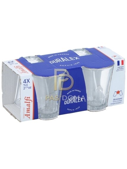 „Amalfi“ stiklinė 70 ml - (4vnt.) 2