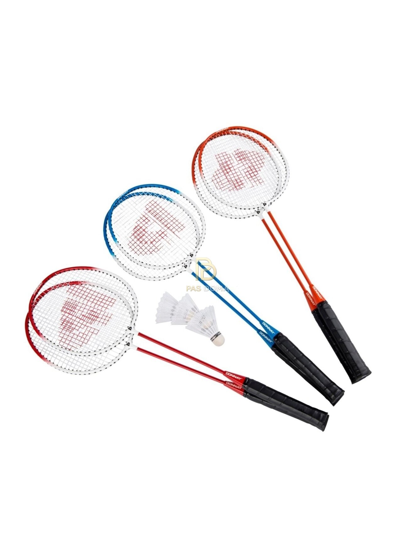 Badmintono rinkinys 66 × 20 cm su transportavimo krepšiu