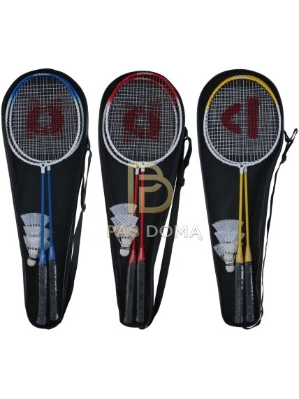 Badmintono rinkinys 66 × 20 cm su transportavimo krepšiu 1