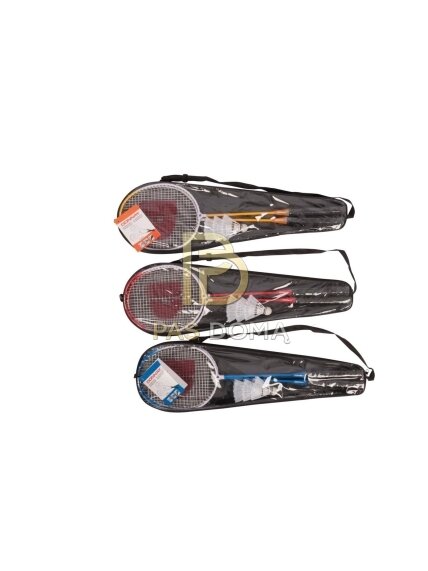 Badmintono rinkinys 66 × 20 cm su transportavimo krepšiu 2