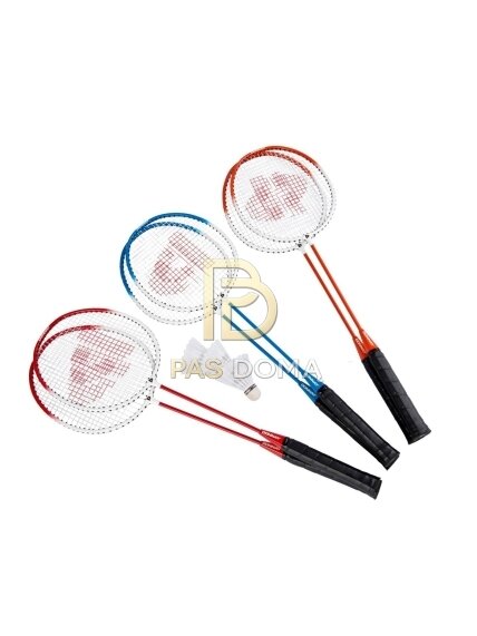 Badmintono rinkinys 66 × 20 cm su transportavimo krepšiu