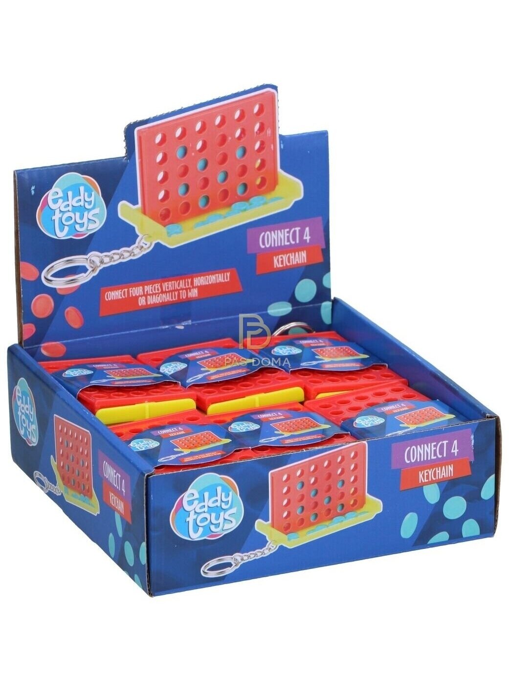 „Connect 4“ mini žaidimas – raktų pakabukas