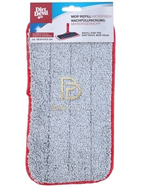 DIRT DEVIL mikropluošto šluotos atsarginė šluostė 28,5 × 14,5 cm 2