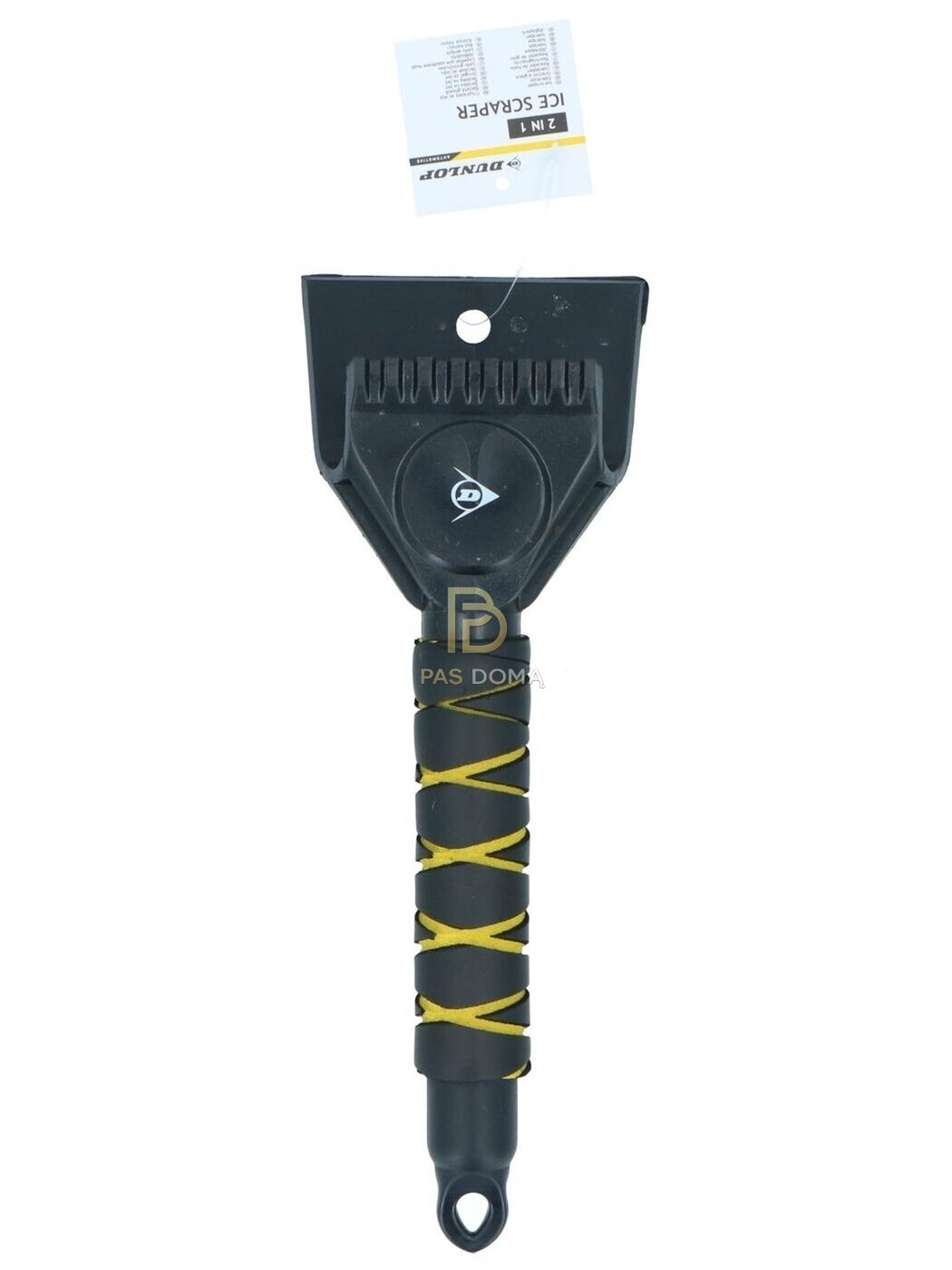 DUNLOP 2-in-1 ledo grandiklis automobiliui, geltonas, 28 cm