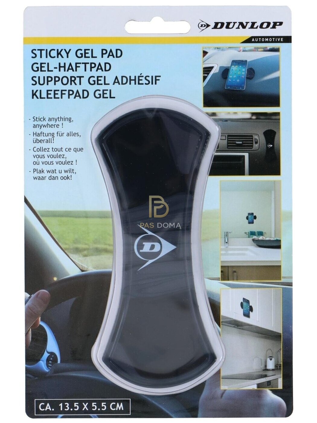 DUNLOP neslystantis gelinis kilimėlis automobiliui 13,5 × 5,5 cm 2