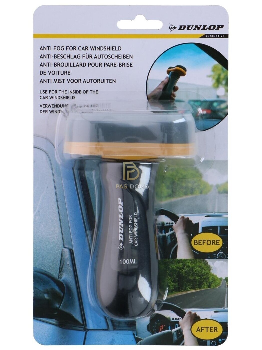 DUNLOP priemonė nuo automobilio stiklų rasojimo 100 ml 1