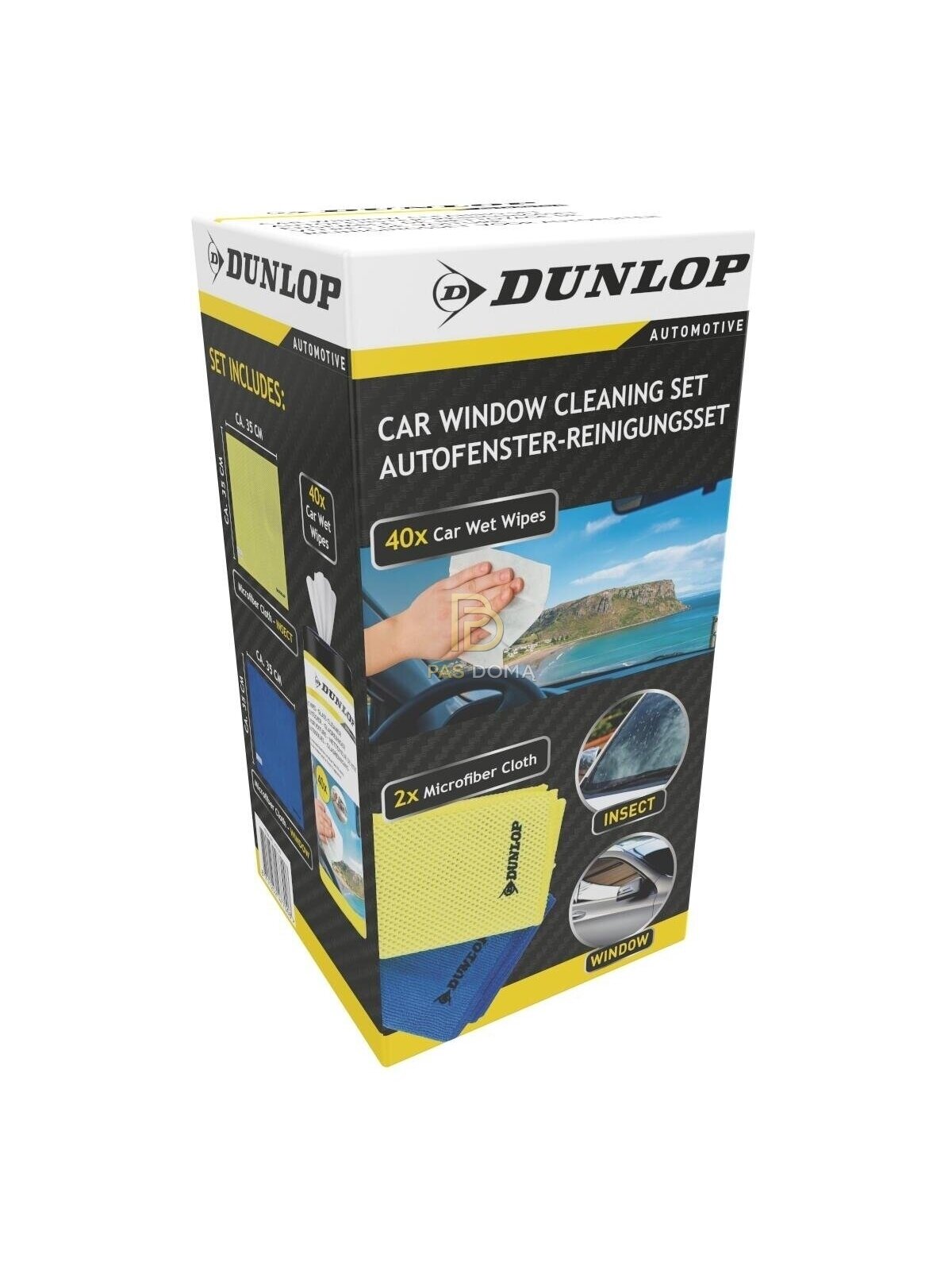 DUNLOP langų valymo šluostė 35 × 35 cm, 250 GSM 4