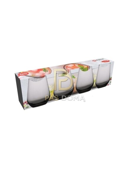 Dūminio atspalvio stiklinių rinkinys – 4 vnt. (450 ml) 5
