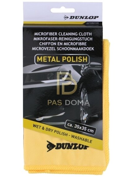 DUNLOP mikropluošto šluostė 35 × 35 cm, 200 GSM