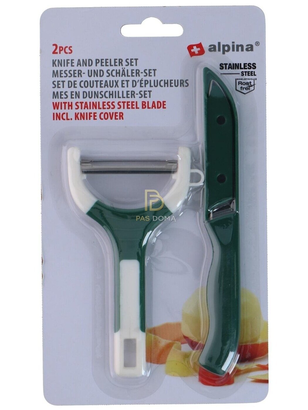 Peilio ir skustuko rinkinys 13 / 16 cm 4