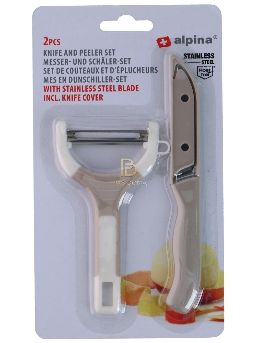 Peilio ir skustuko rinkinys 13 / 16 cm 1