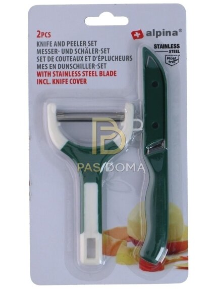 Peilio ir skustuko rinkinys 13 / 16 cm 4