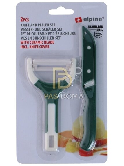 Peilio ir skustuko rinkinys 13 / 16 cm 3