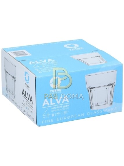 Gaiviųjų gėrimų stiklinių rinkinys – 4 vnt. (260 ml) 1