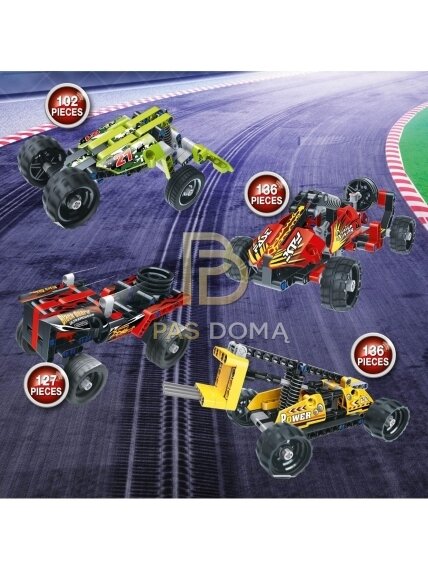 GEARBOX konstruojamas statybinės technikos automobilis (4 modeliai) 1