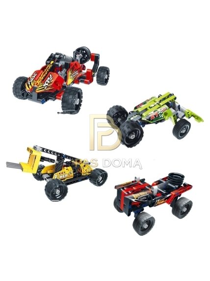 GEARBOX konstruojamas statybinės technikos automobilis (4 modeliai) 2