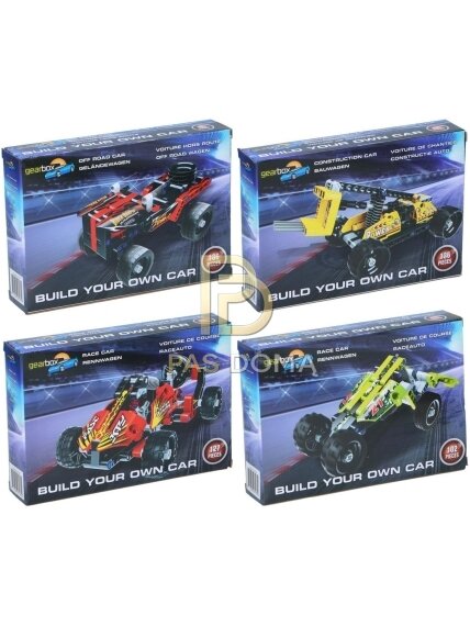GEARBOX konstruojamas statybinės technikos automobilis (4 modeliai)