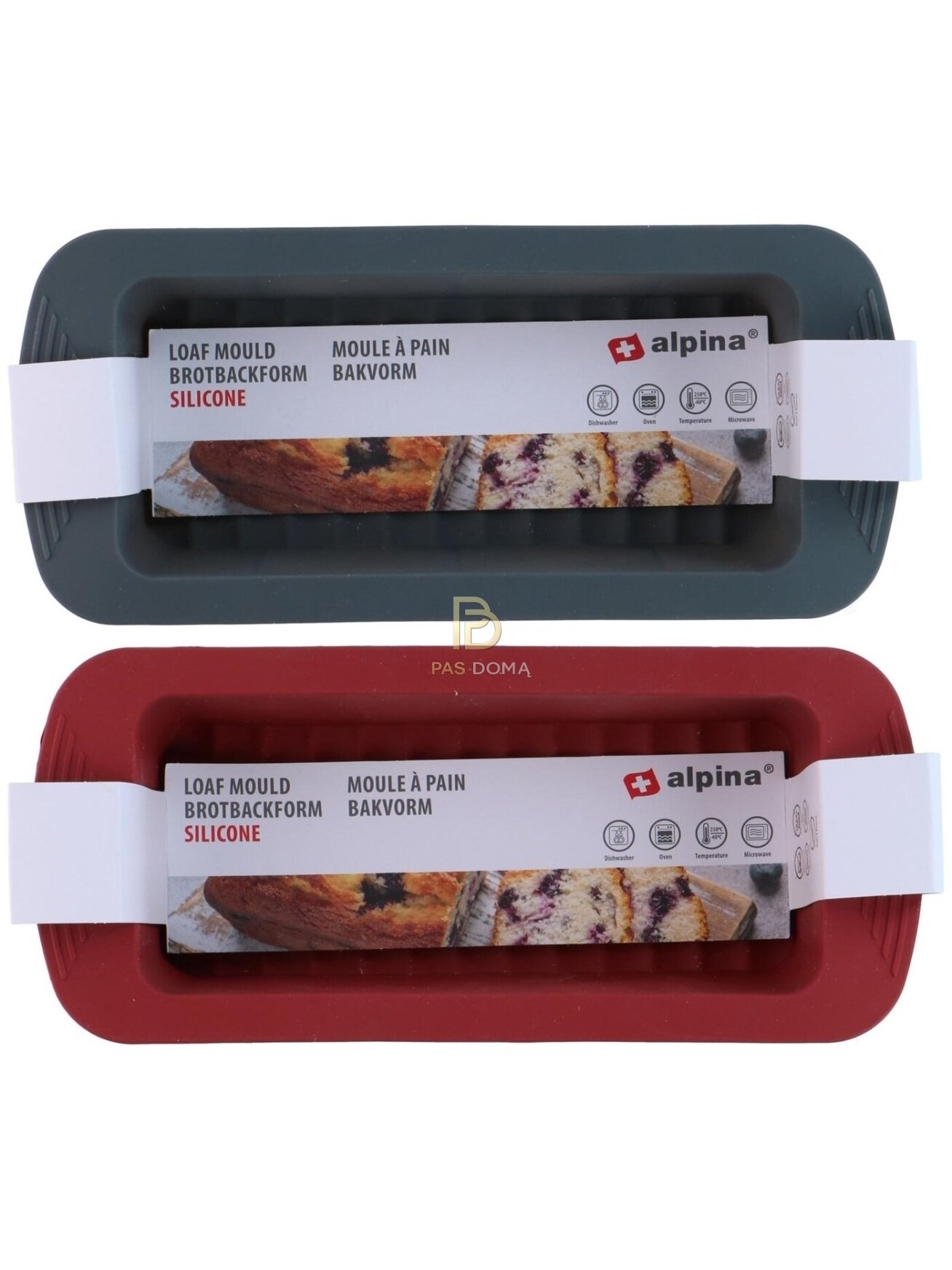 Kepimo forma duonai ir keksams 29,8 × 12,7 × 6,5 cm