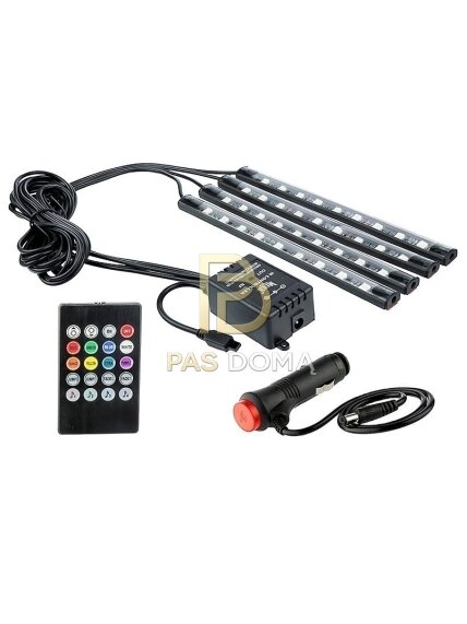 Automobilio salono apšvietimas 12V, 4 vnt.