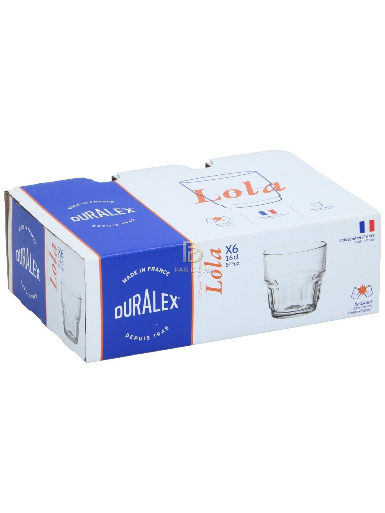 „Lola“ stiklinių rinkinys – 6 vnt. (160 ml) 2