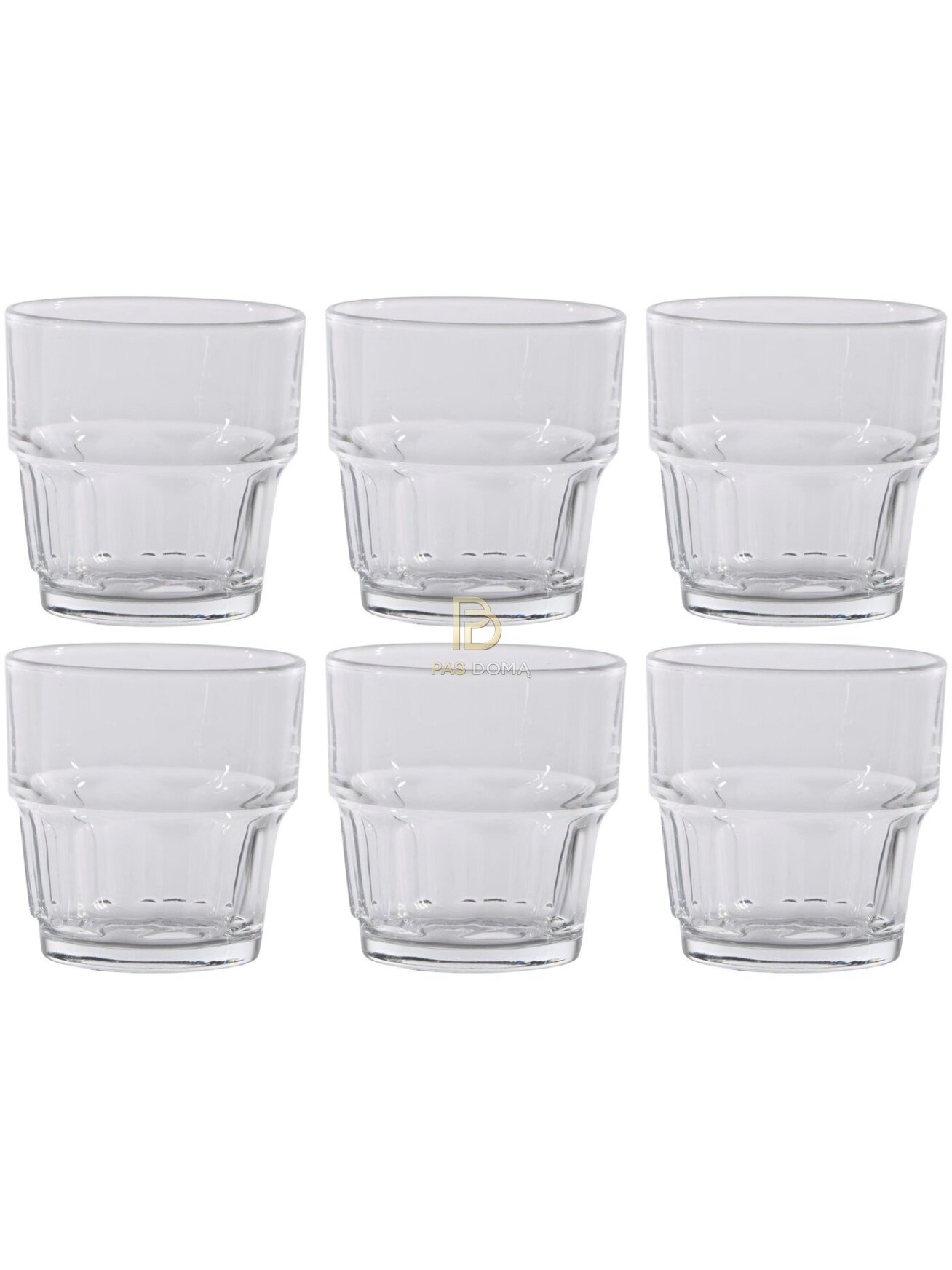 „Lola“ stiklinių rinkinys – 6 vnt. (200 ml)