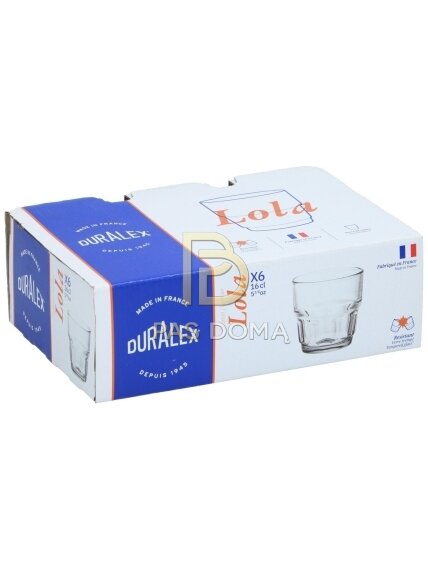 „Lola“ stiklinių rinkinys – 6 vnt. (160 ml) 2
