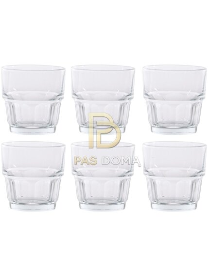 „Lola“ stiklinių rinkinys – 6 vnt. (160 ml)