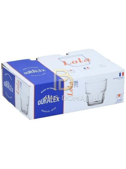 „Lola“ stiklinių rinkinys – 6 vnt. (200 ml) 2