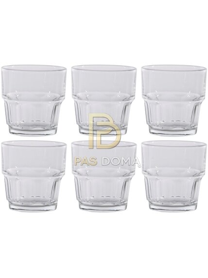 „Lola“ stiklinių rinkinys – 6 vnt. (200 ml)
