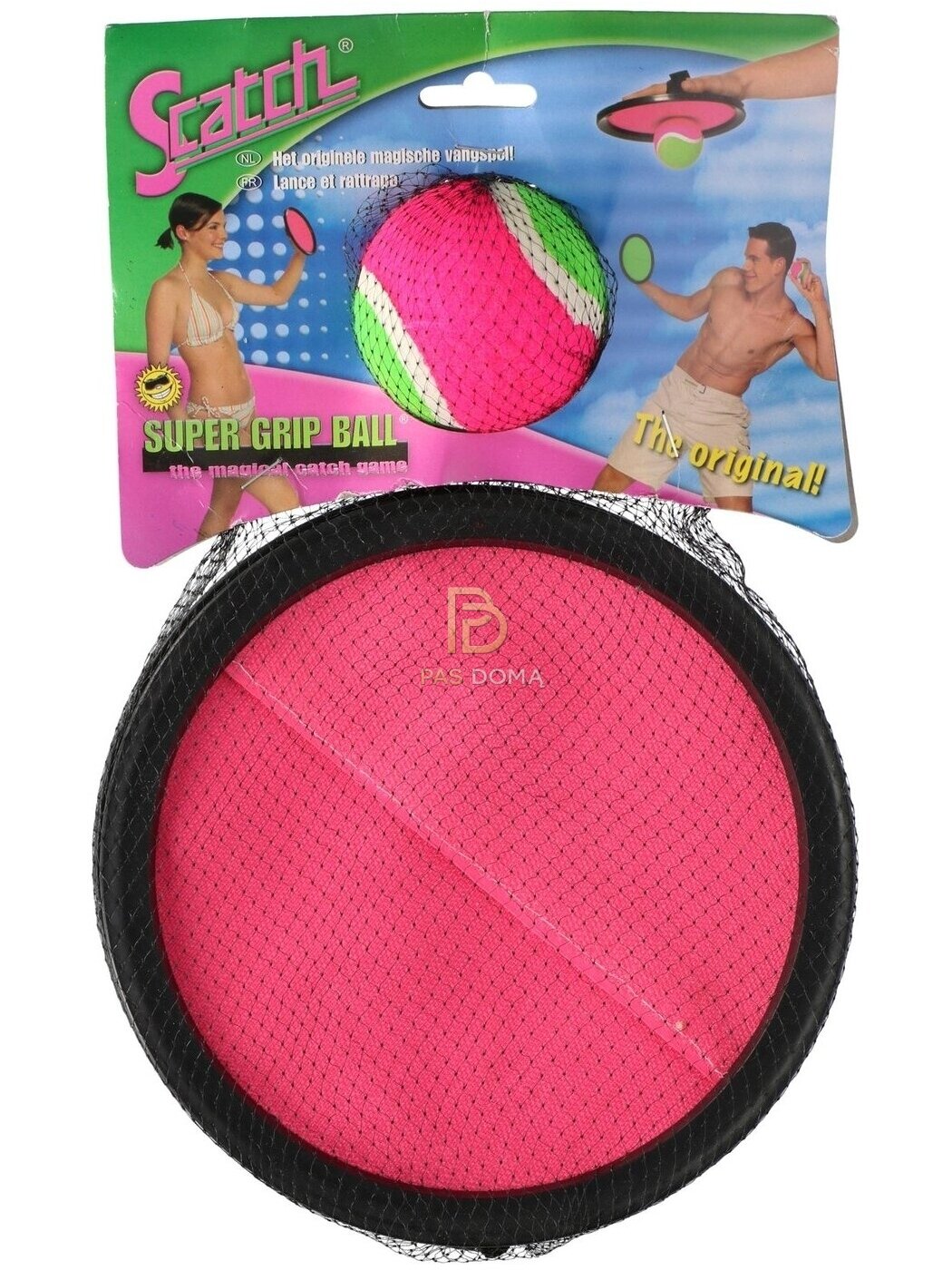 SCATCH kamuoliukas su lipnia gaudymo pirštine (Super Grip) SCATCH kamuoliukas su lipnia gaudymo pirštine (Super Grip)