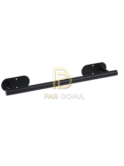 Sieninis rankšluosčių laikiklis 40 cm - juodos spalvos