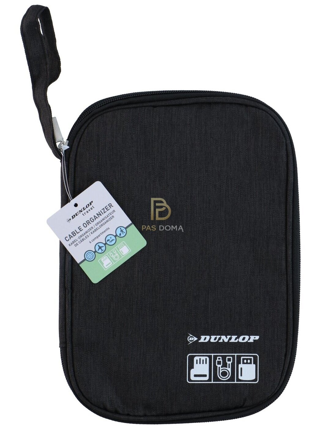 DUNLOP Kabelių ir priedų dėklas-organizatorius 23 x 16 cm 1