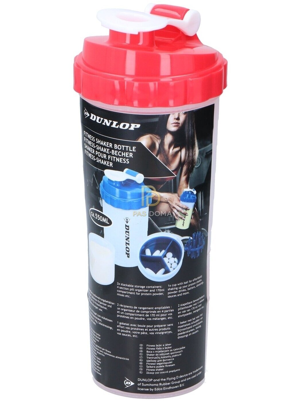 DUNLOP Gertuvė-plaktuvė (Shaker) 550 ml su gertuvės snapeliu 3