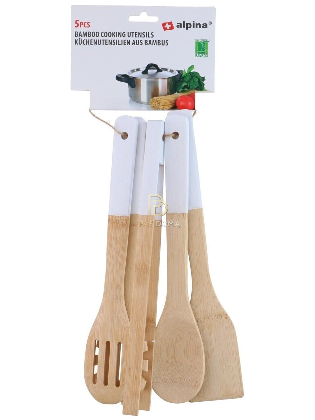 Bambukinių virtuvės įrankių rinkinys 30 cm 3