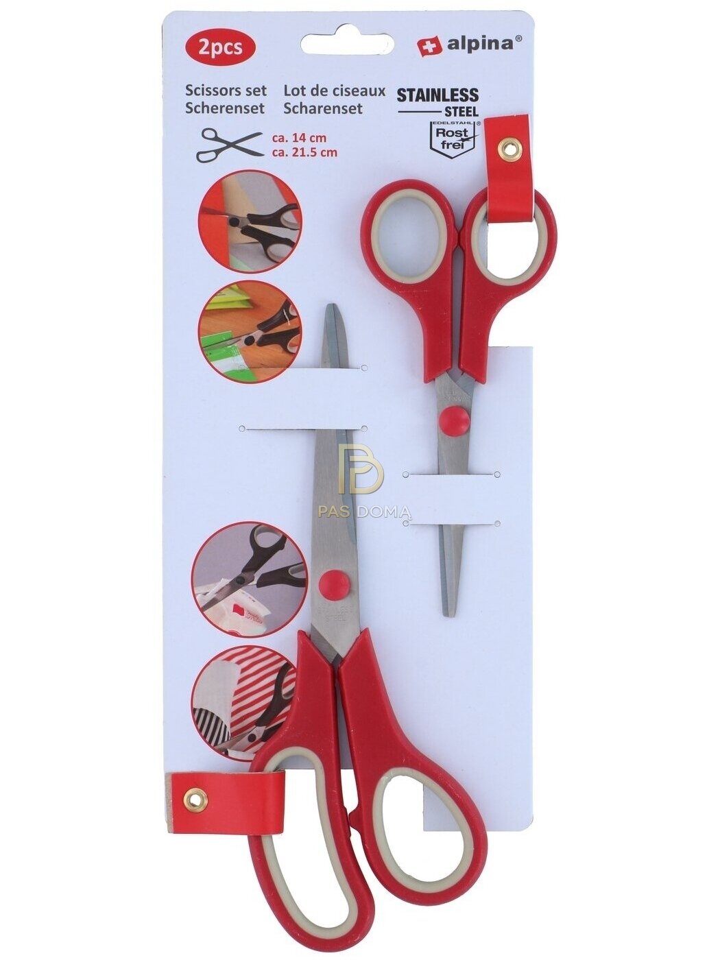 Virtuvinių žirklių rinkinys 14 cm / 21,5 cm 2