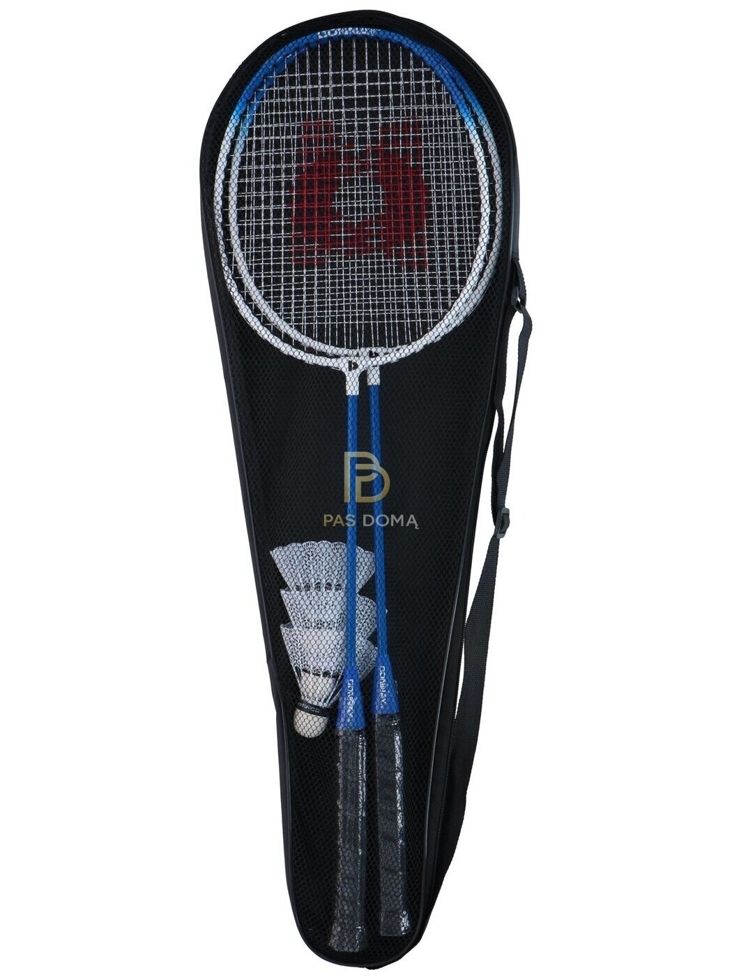 Badmintono rinkinys 66 × 20 cm su transportavimo krepšiu 4